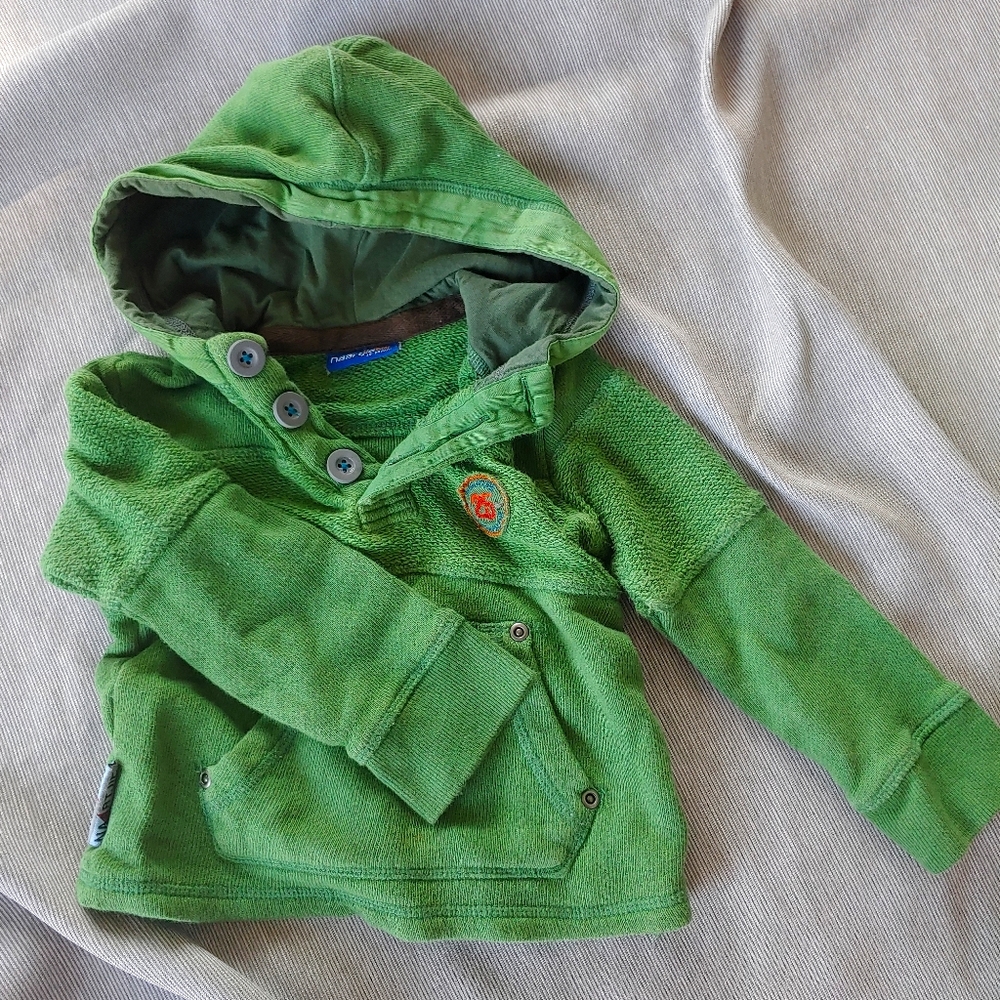 Boys Green Naartjie Hoodie Sweater
